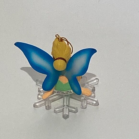 Disney Tinker Bell In Snowflake Christmas Tree Collectible Hanging Ornament - Picture 3 of 8